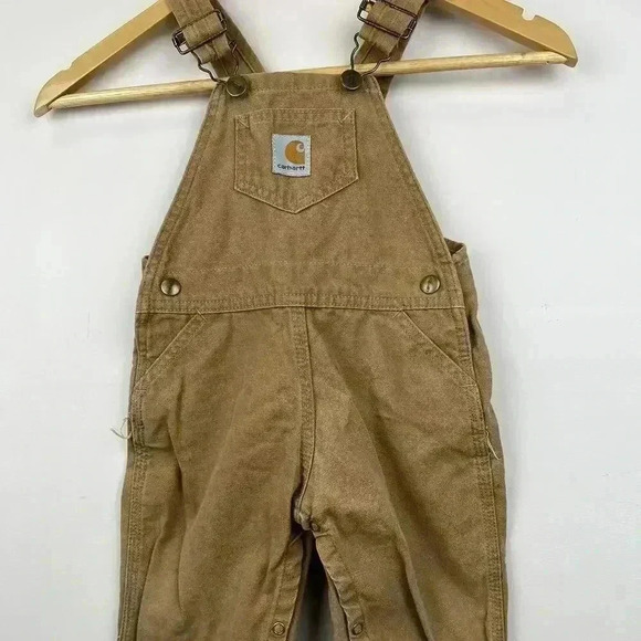 Carhartt Infant Tan Corduroy Overalls - Durable & Stylish - Picture 2 of 8